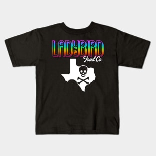 Rainbow Friendly Skull Ladybird Food Co. Kids T-Shirt